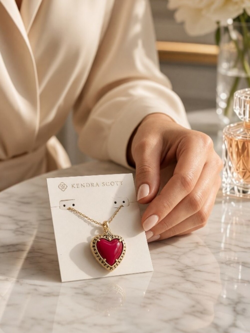 Kendra Scott x Disney 'Snow White' Vintage Gold Locket Necklace